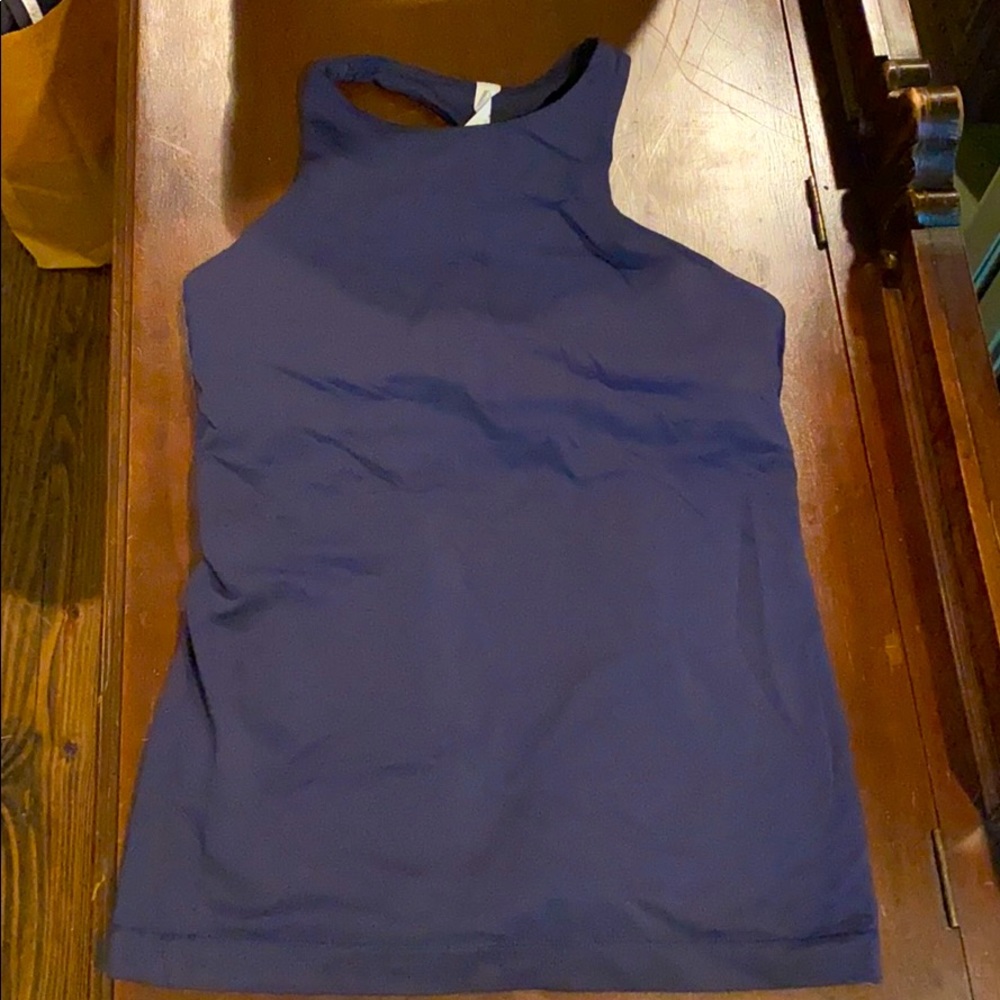 Navy Lululemon Workout Top